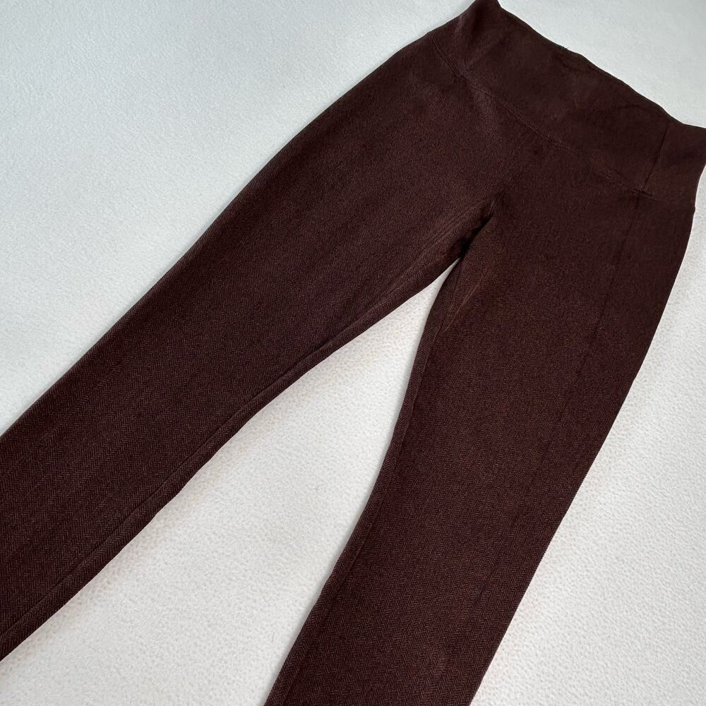 Athleta Women's Size S Delancey Herringbone Tight Legging Brown 487663